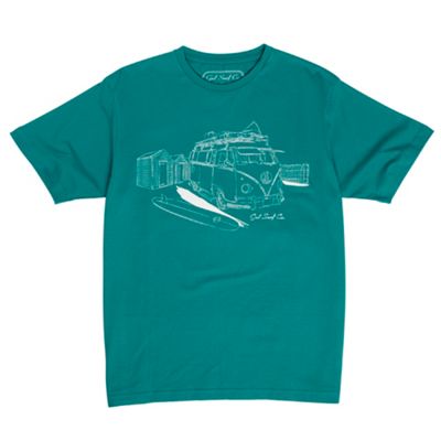 Green campervan t-shirt