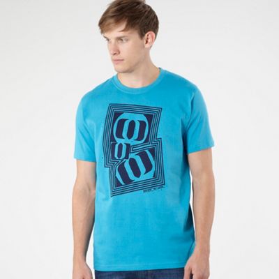 Animal Blue triple logo t-shirt