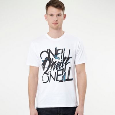 ONeill White triple logo t-shirt