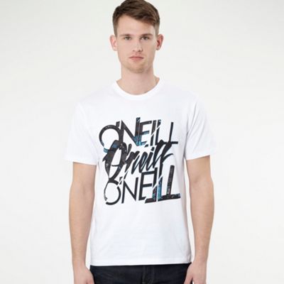 White triple logo t-shirt