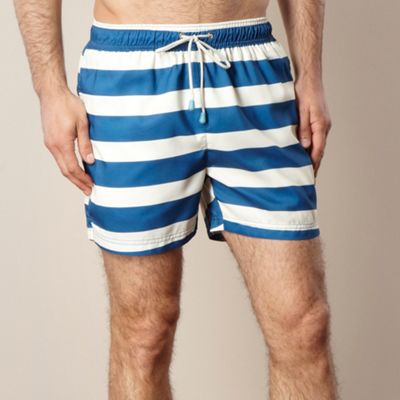 Navy classic striped swim shorts                                                                                                