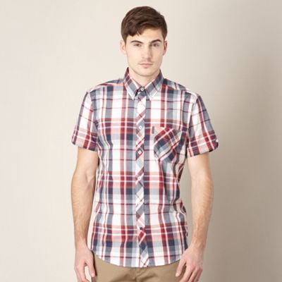 Jack and Jones Red vintage cooper riveted t-shirt