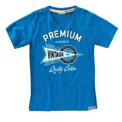 Bright blue Vintage t-shirt