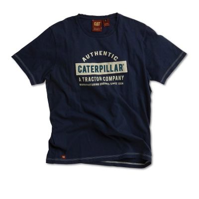 Caterpillar Blue authentic t-shirt