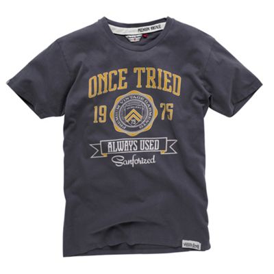 Jack and Jones Blue runner printed t-shirt