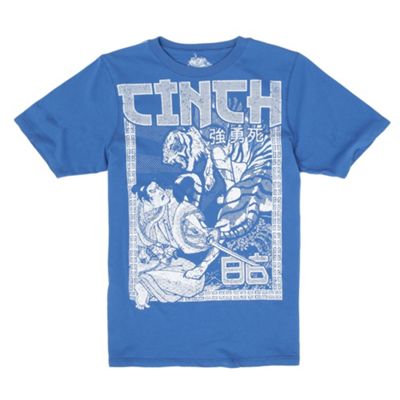 Cinch Royal blue Rivalry t-shirt