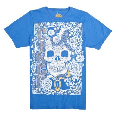 Royal blue Overgrown t-shirt