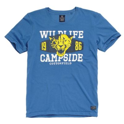 Cottonfield Blue Wildlife t-shirt