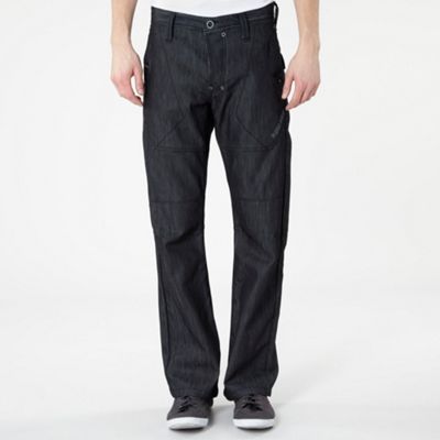 Dark blue wide pocket jeans