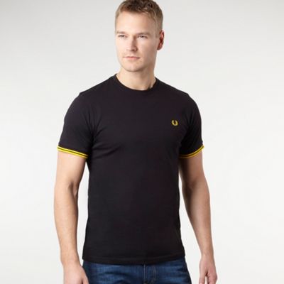 Black tipped cuff t-shirt