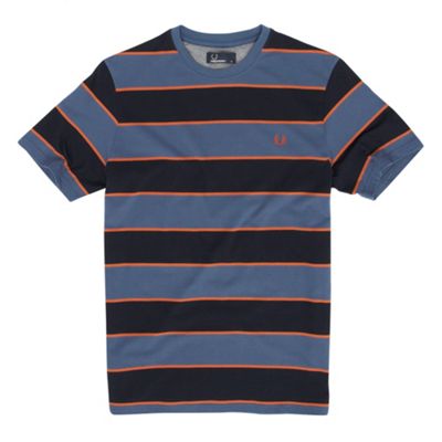 Blue multi stripe t-shirt