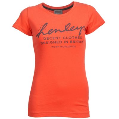 Orange logo t-shirt