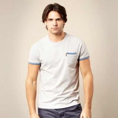 Ben Sherman Grey tipped cuff t-shirt