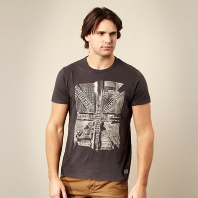 Ben Sherman Dark grey guitar t-shirt