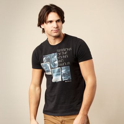 Ben Sherman Black printed photograph t-shirt