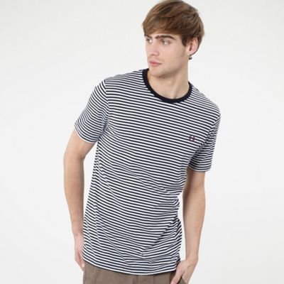 Fred Perry Navy striped t-shirt