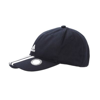 Adidas Navy three stripe baseball cap