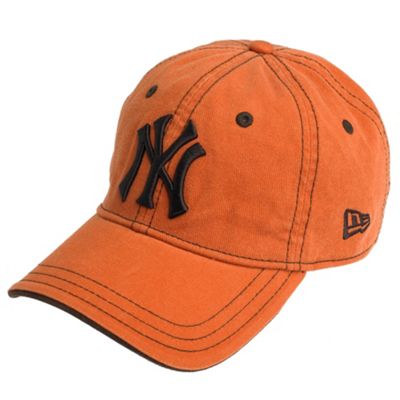 Orange baseball cap