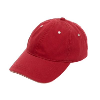 Dark red baseball cap