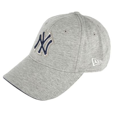 Grey jersey baseball cap