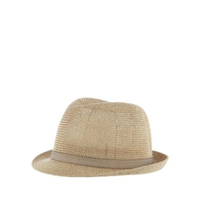 J by Jasper Conran - Designer natural woven trilby hat