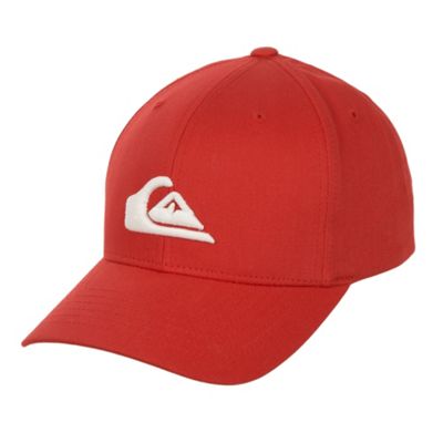 Red logo baseball cap