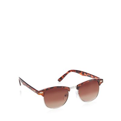 Red Herring - Brown tortoise shell round sunglasses