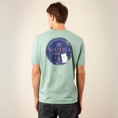 Nautica Green Sailing Club print t-shirt