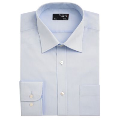 Light blue plain long sleeve shirt