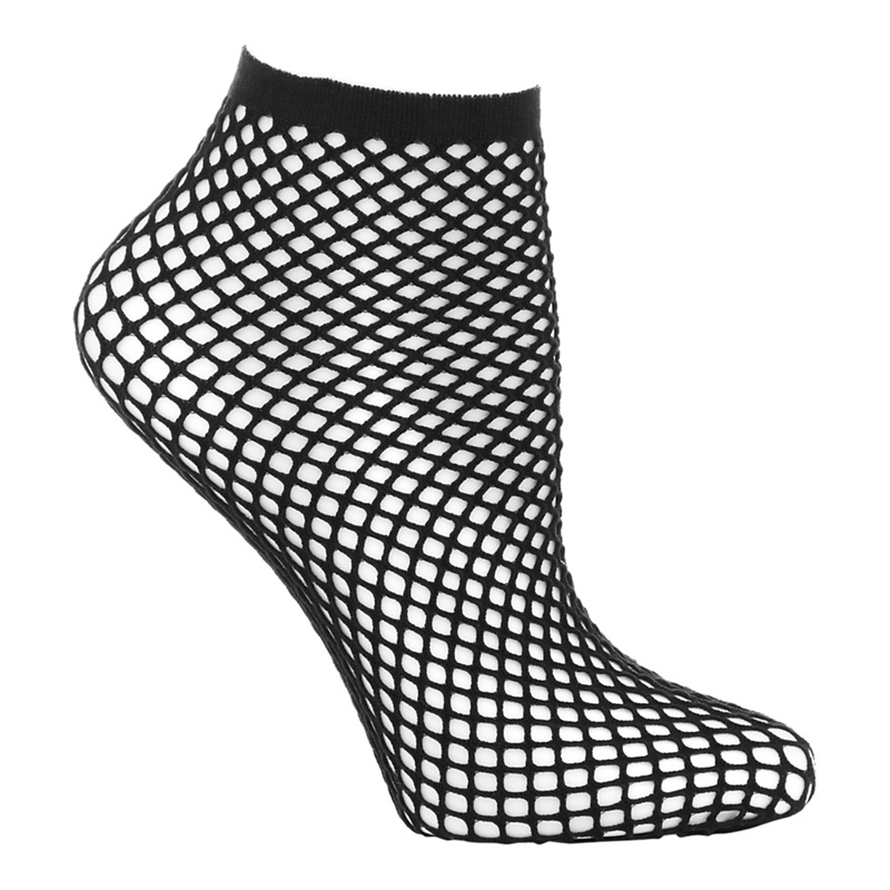 Pretty Polly - Black Rope Net Ankle Socks Review