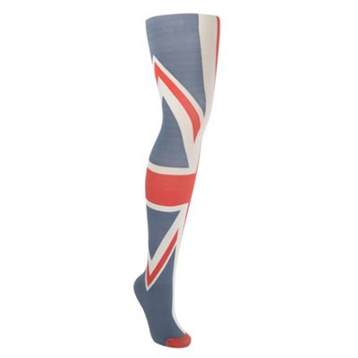 Blue Rule Britannia Union Jack tights