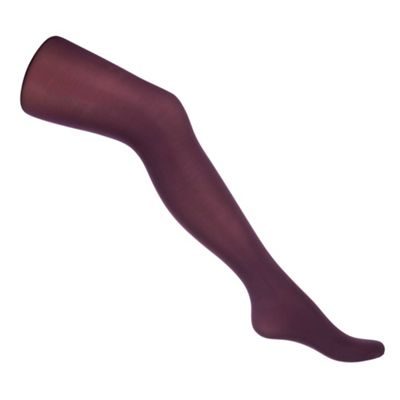 Purple 60 denier opaque tights