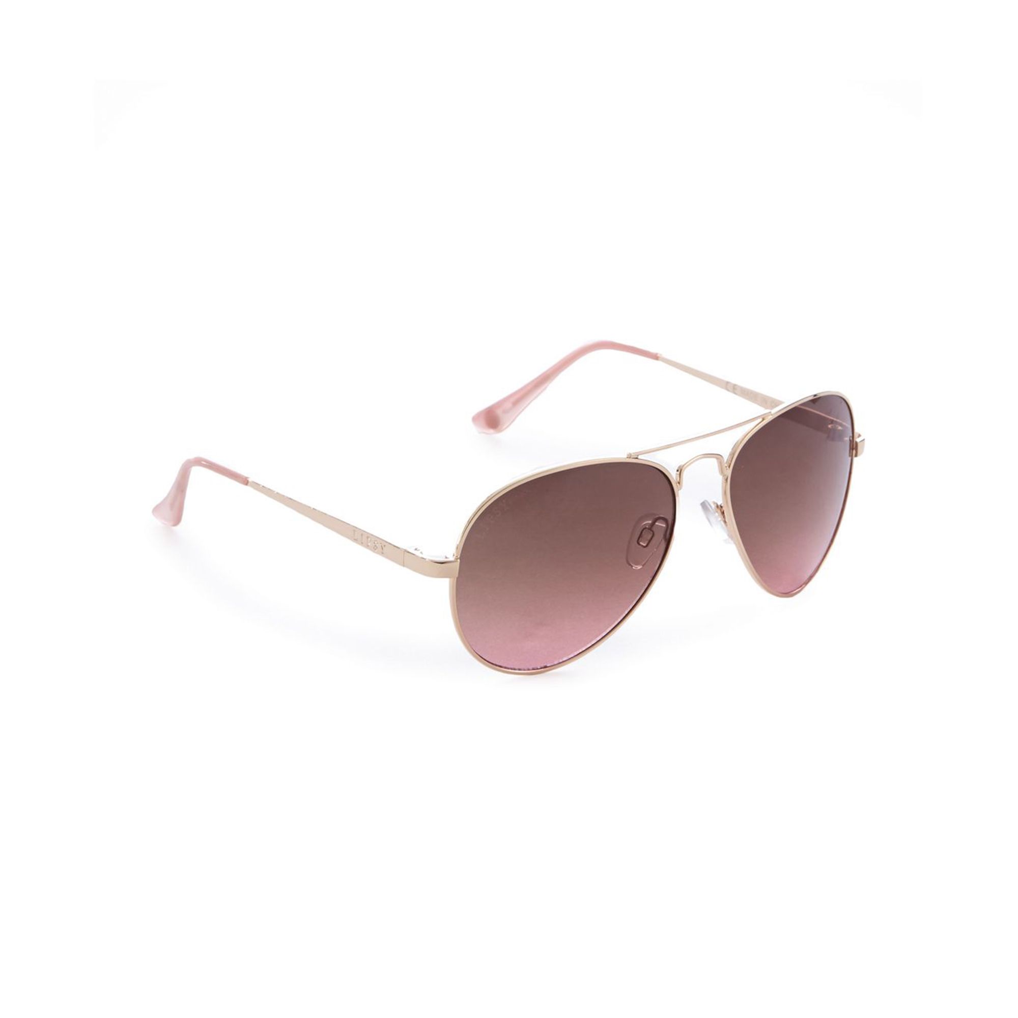 Lipsy Womens Rose Gold Plated Aviator Sunglasses From Debenhams eBay