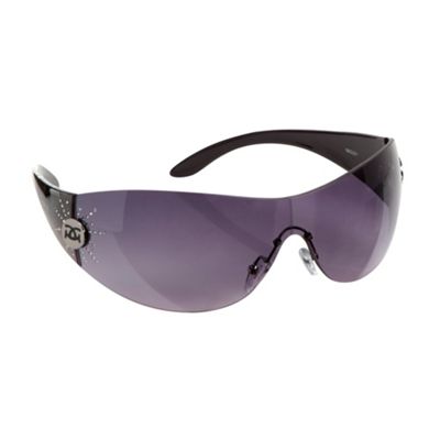 Purple Diamant  Star Hinge Visor Sunglasses                                                                                     