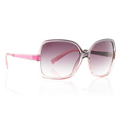Designer Pink Enamel Arm Sunglasses                                                                                             