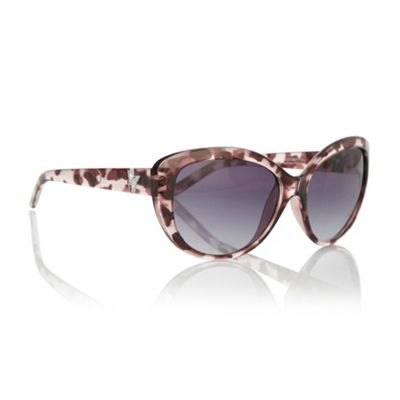 Pink Butterfly Armed Cat Eye Sunglasses                                                                                         