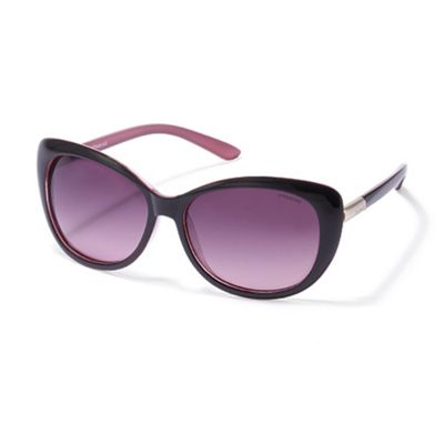 Purple Cat'S Eye Plastic Sunglasses                                                                                             