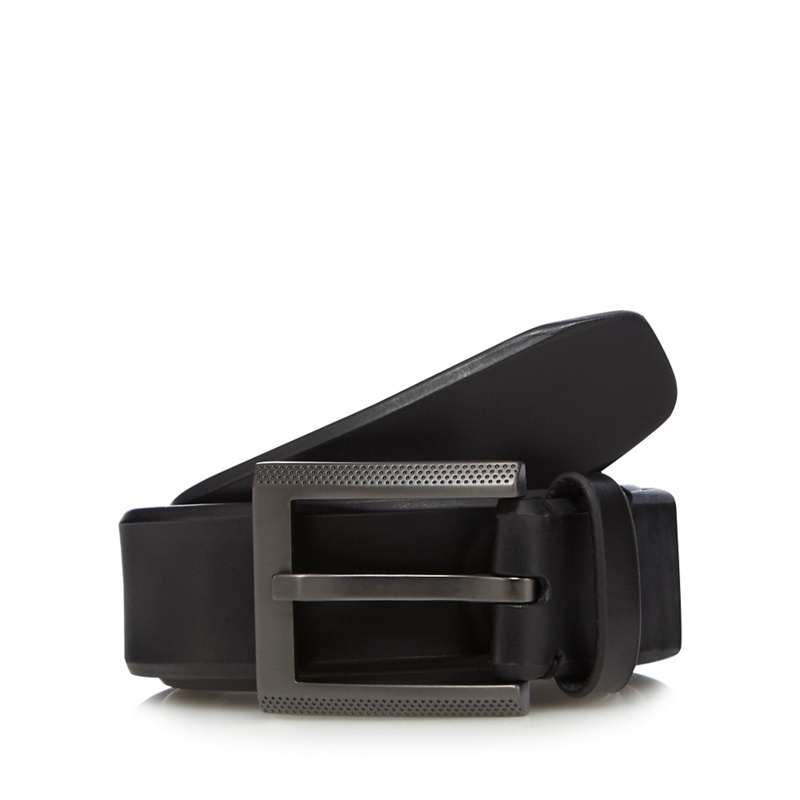 Jeff Banks - Big And Tall Designer Black Leather Belt Review