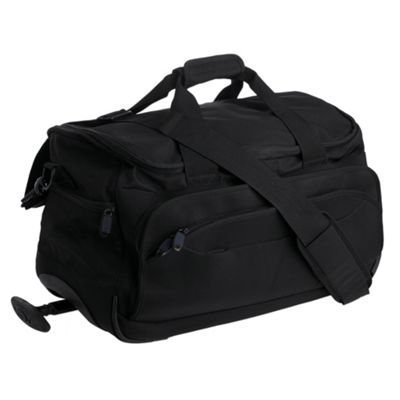 Black wheeled holdall