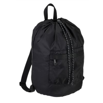 Red Herring Black fold-up rucksack