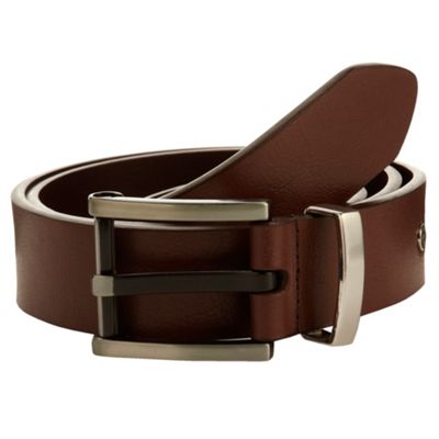 Brown rectangle metal roller belt