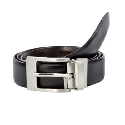 Black reversible belt                                                                                                           