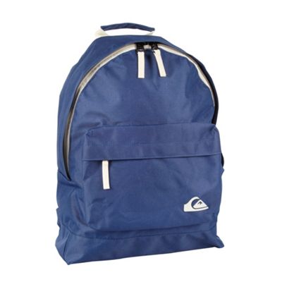 Blue branded pocket backpack