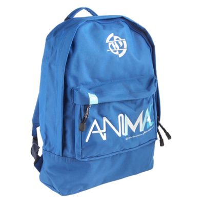 Navy logo back pack