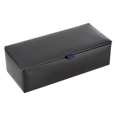 Black watch and cufflink box