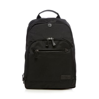 ... Jasper Conran Designer black padded laptop backpack- at Debenhams