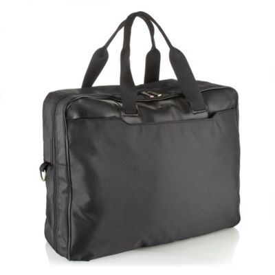 Designer black overnight suit carrier