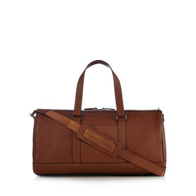 debenhams mens leather holdall