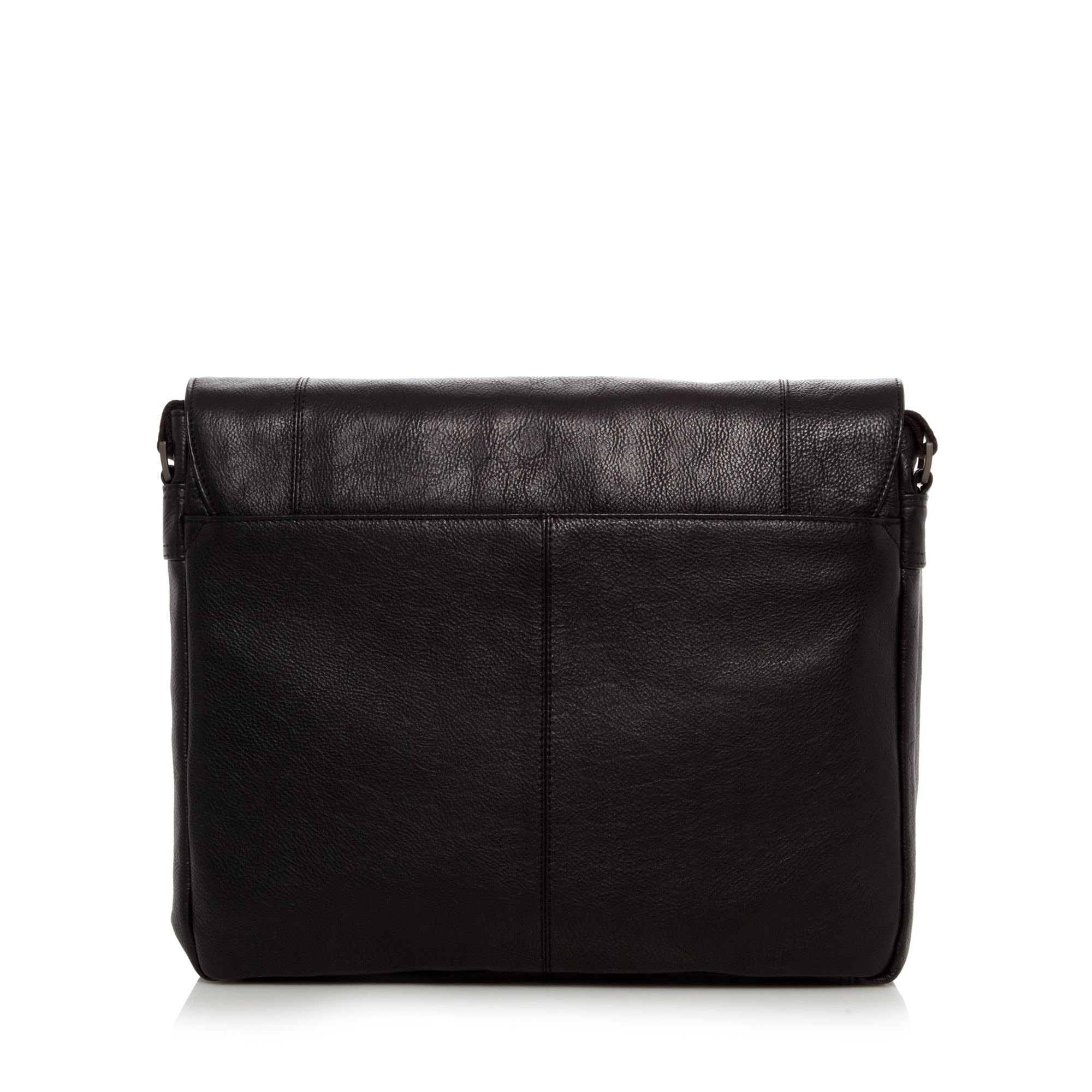 J By Jasper Conran Mens Designer Black Leather Messenger Bag From Debenhams | eBay