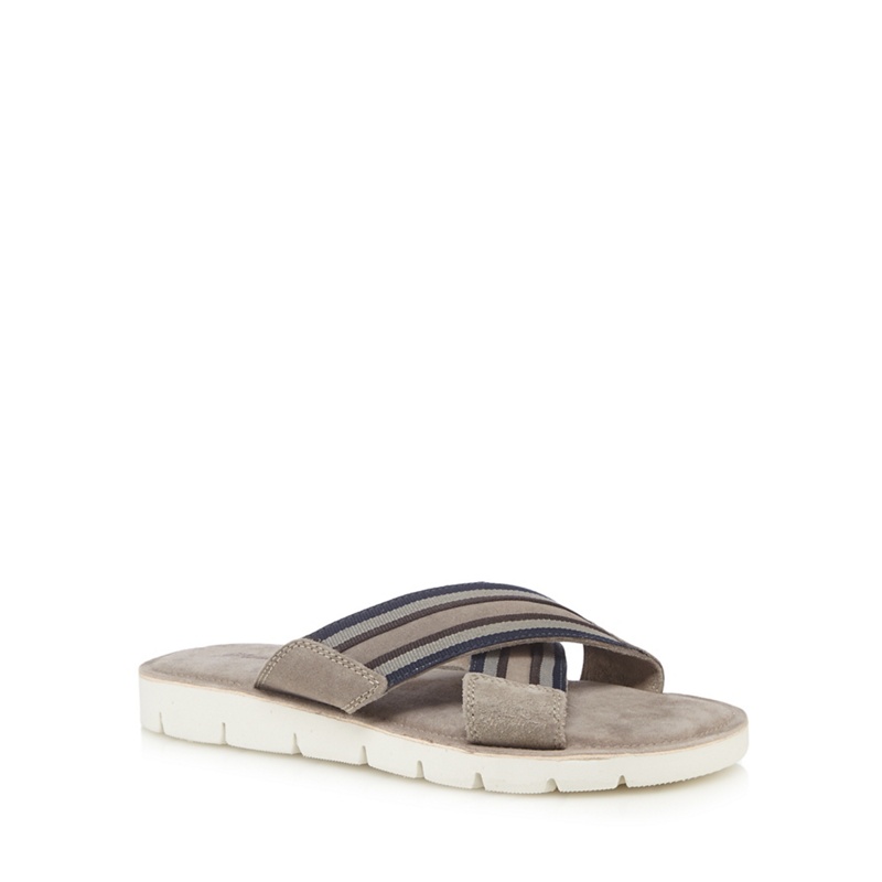 Mantaray - Grey 'Corfu' Slip-On Sandals Review